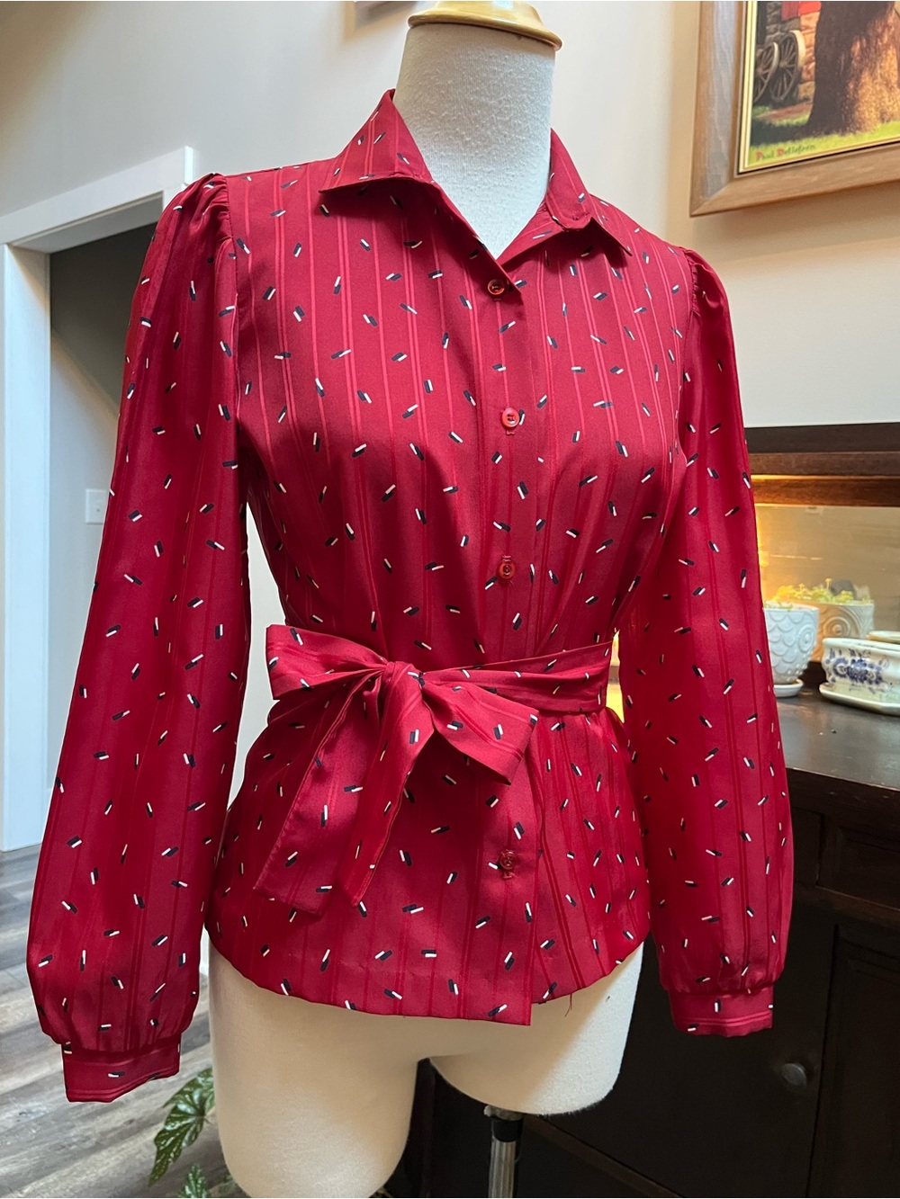 1980s Secretary Blouse